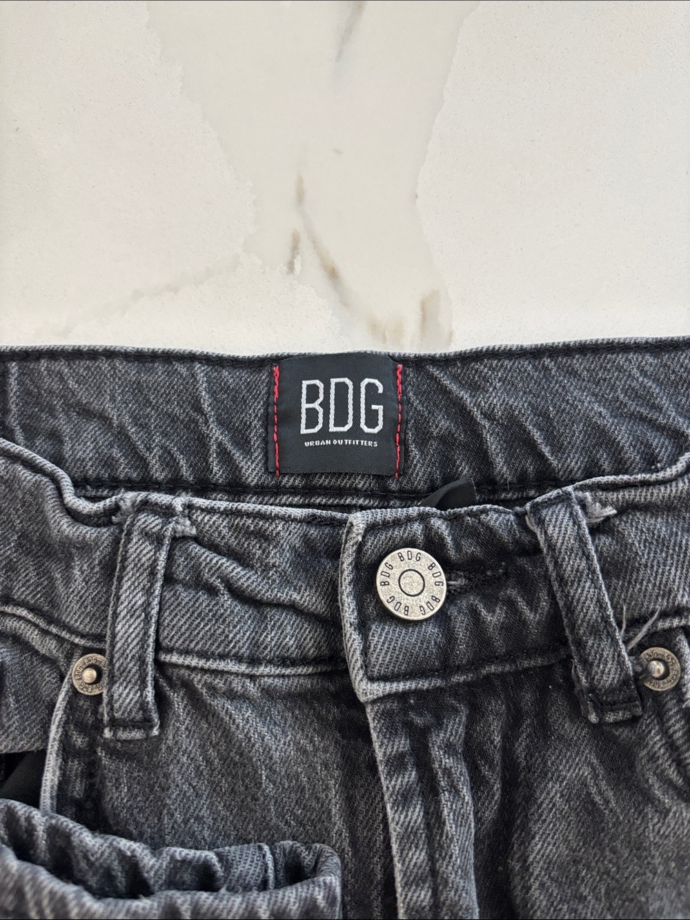 BDG By Urban Outfitters Size 27 Black Stretch Cowboy Jeans - Picture 2 of 7